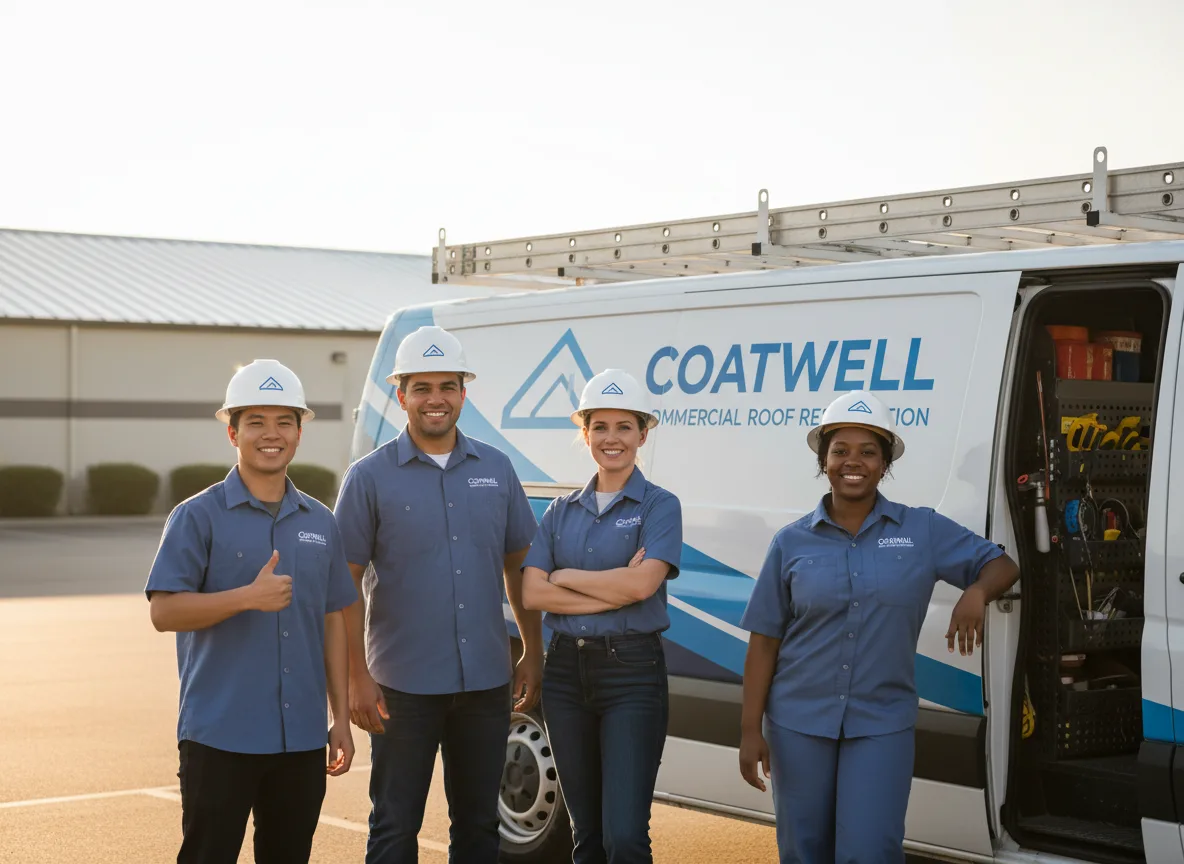 Commercial roof coating company in Banks, ID
